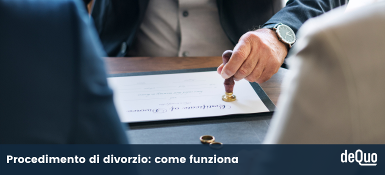 procedimento di divorzio 