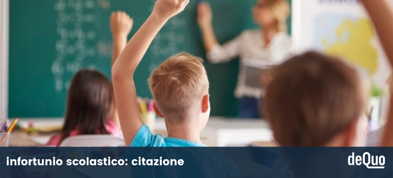 infortuni a scuola 