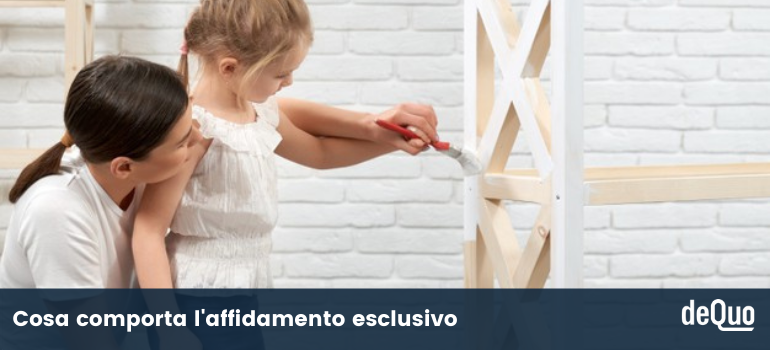 affidamento esclusivo