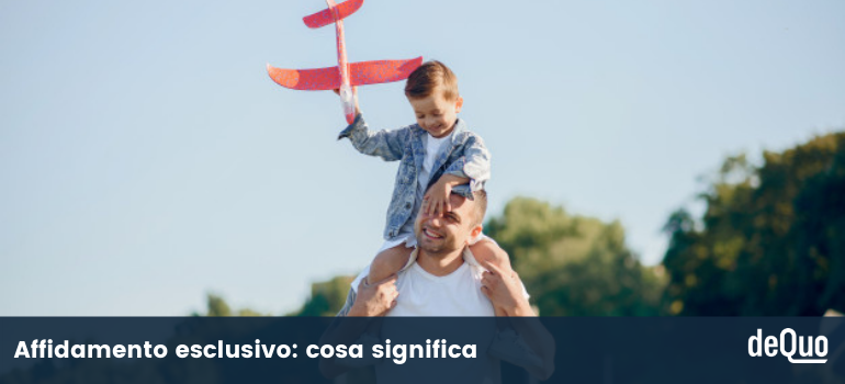 affidamento esclusivo