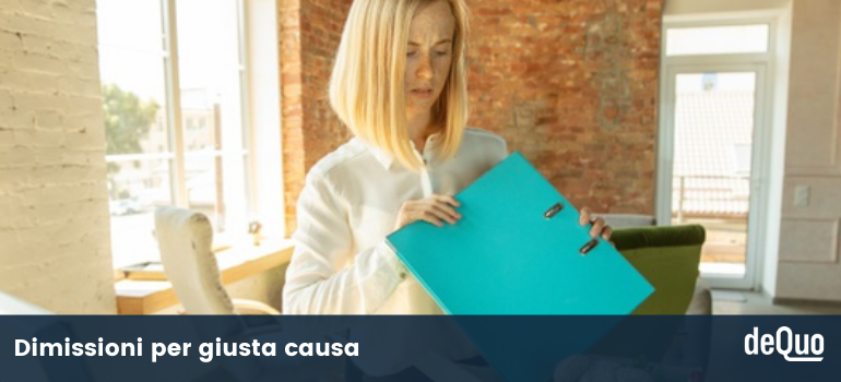 dimissioni per giusta causa