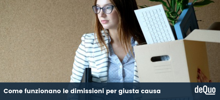 dimissioni per giusta causa