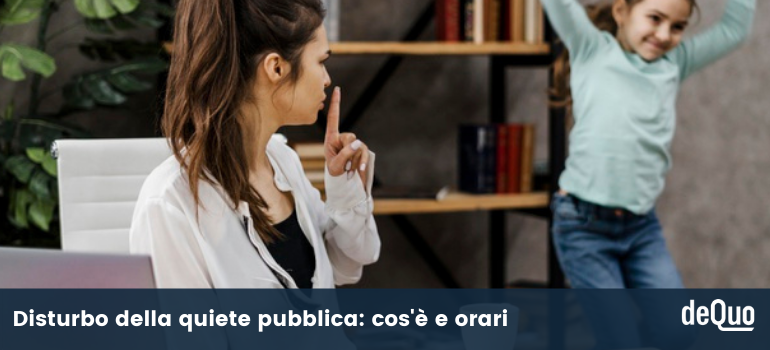 disturbo quiete pubblica