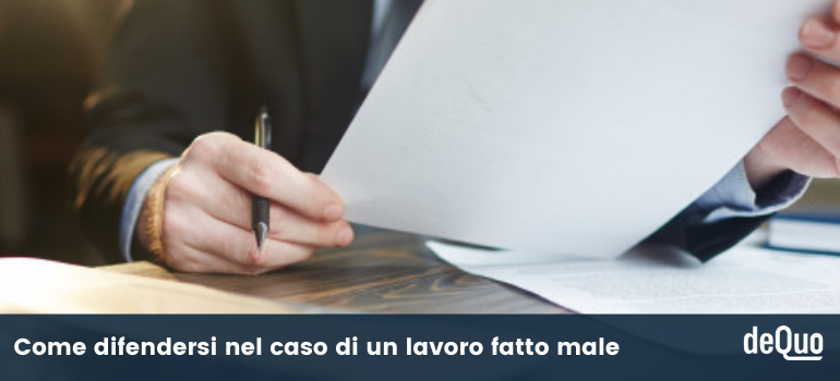 lavori fatti male
