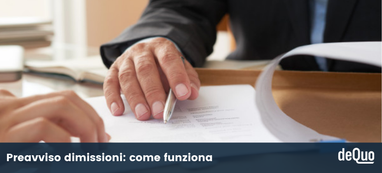 preavviso dimissioni