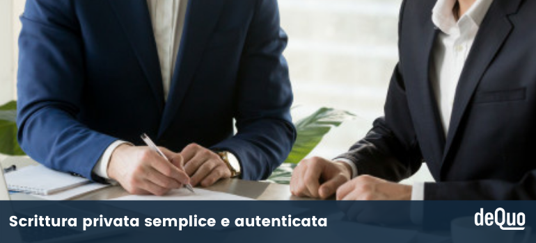 scrittura privata
