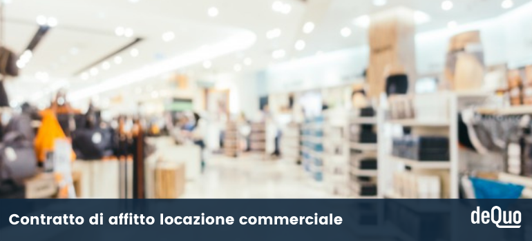 disdetta contratto affitto locazione commerciale