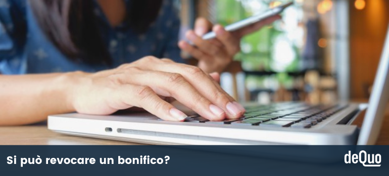 revocare un bonifico