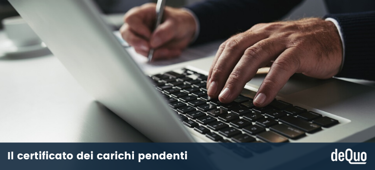certificato dei carichi pendenti