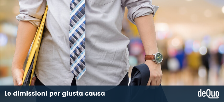 dimissioni per giusta causa