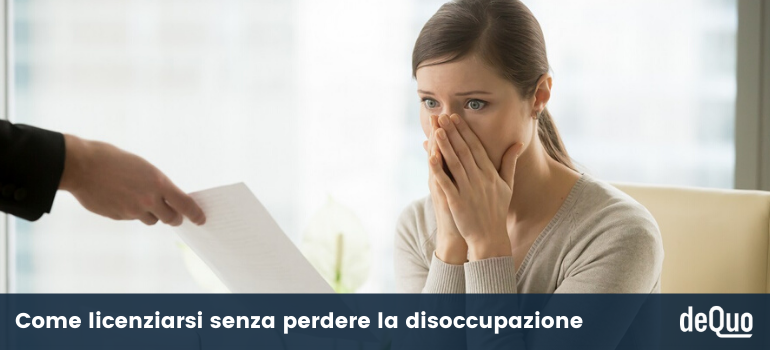 dimissioni volontarie e disoccupazione