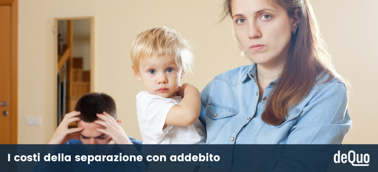 separazione con addebito