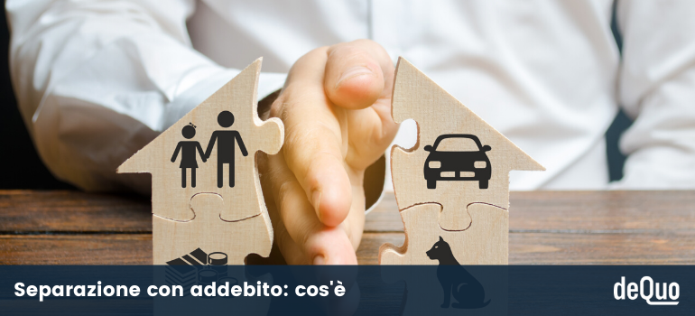 separazione con addebito