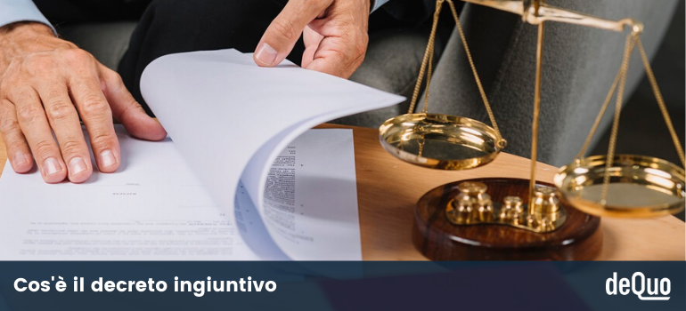 decreto ingiuntivo cos'è