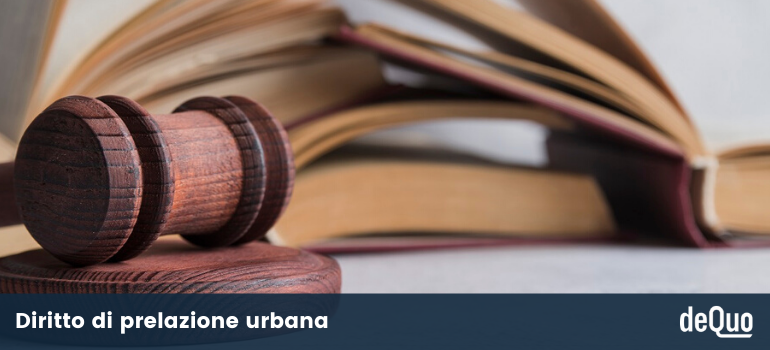 diritto di prelazione urbana