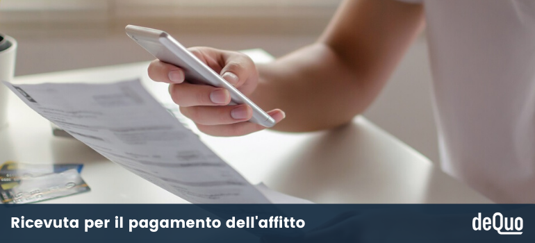 ricevuta pagamento affitto