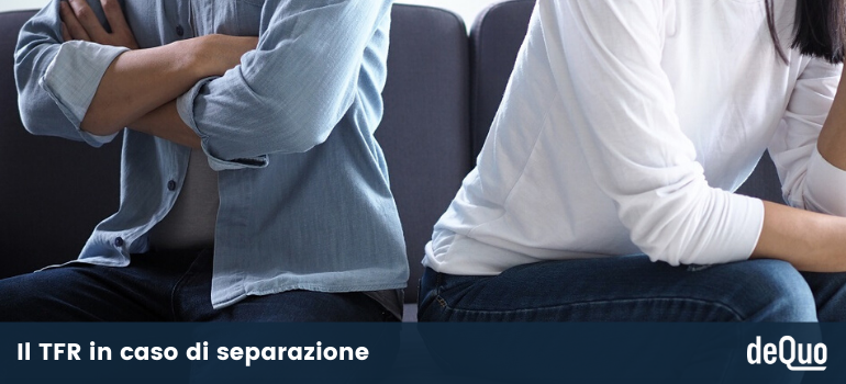 tfr in caso di separazione