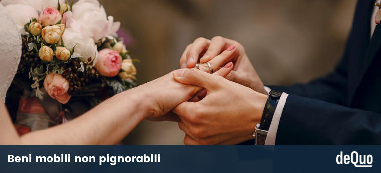 beni mobili non pignorabili