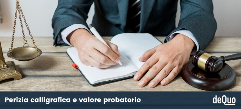 come si fa una perizia calligrafica