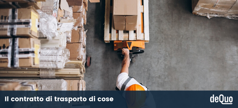 contratto di trasporto di cose