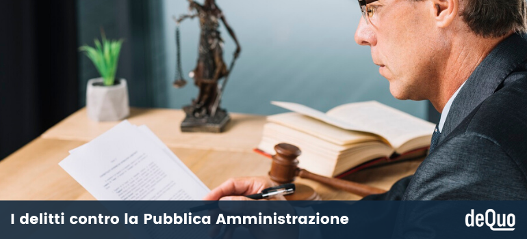 reati contro pubblica amministrazione quali sono