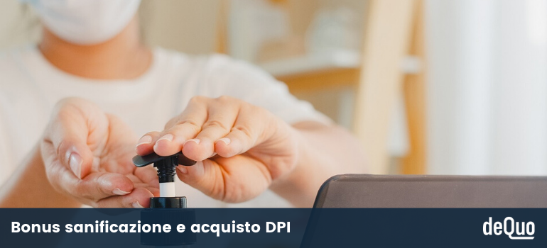 bonus sanificazione