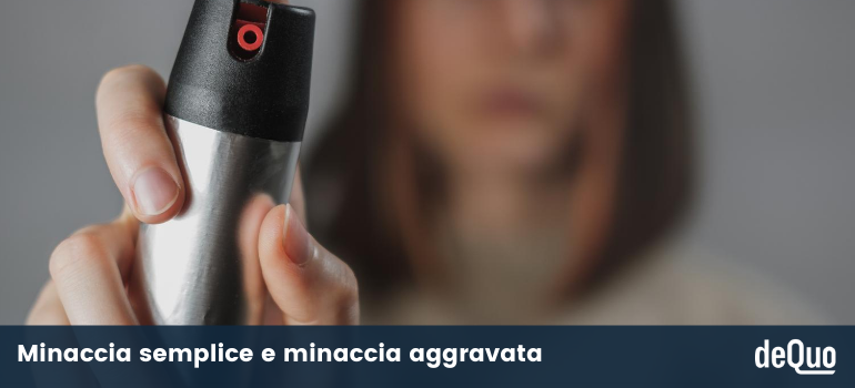 reato di minaccia