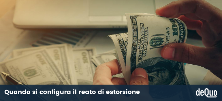 reato di estorsione