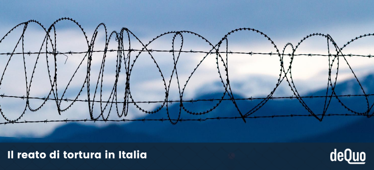 reato di tortura