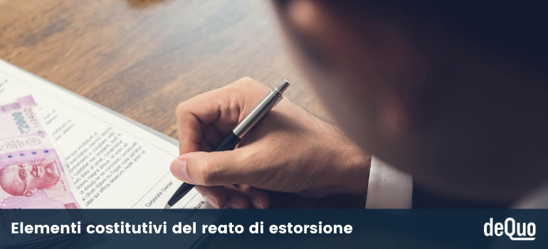 reato di estorsione