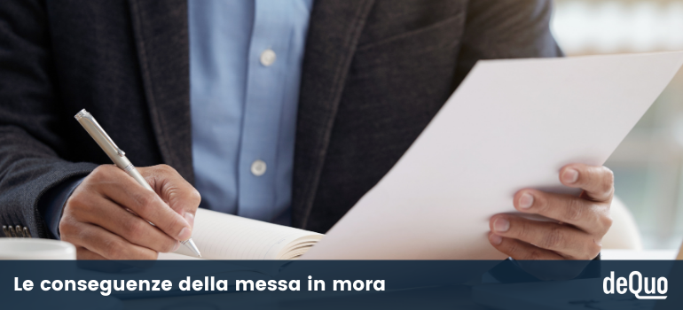 messa in mora