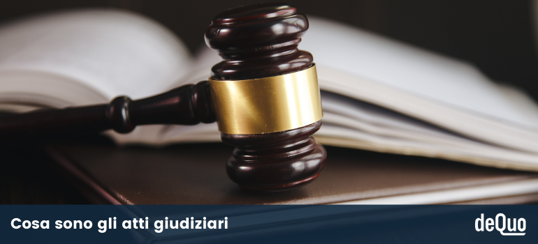 atti giudiziari