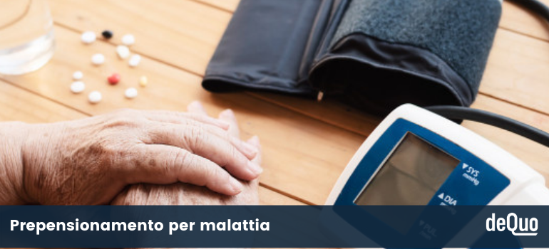 pensione anticipata per malattia