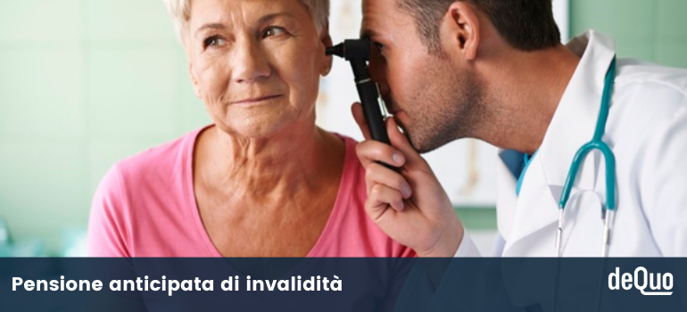 pensione anticipata invalidità