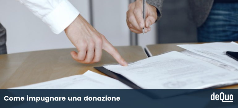 impugnare una donazione