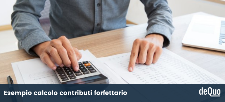 contributi regime forfettario