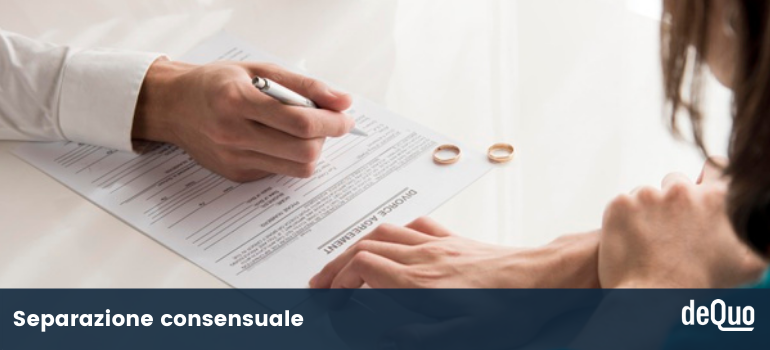 separazione consensuale