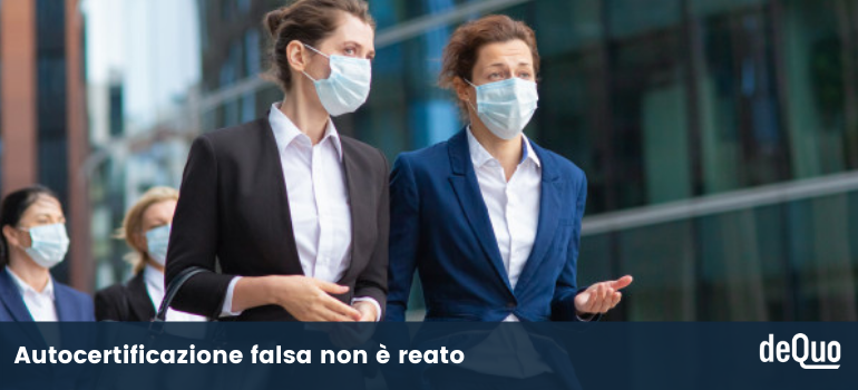 autocertificazione falsa
