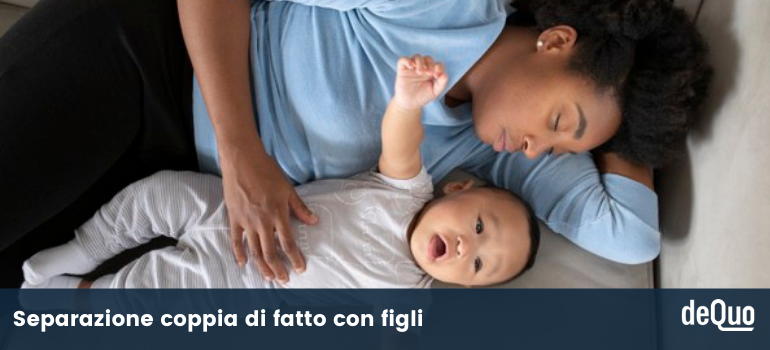 Separazione coppia di fatto con figli