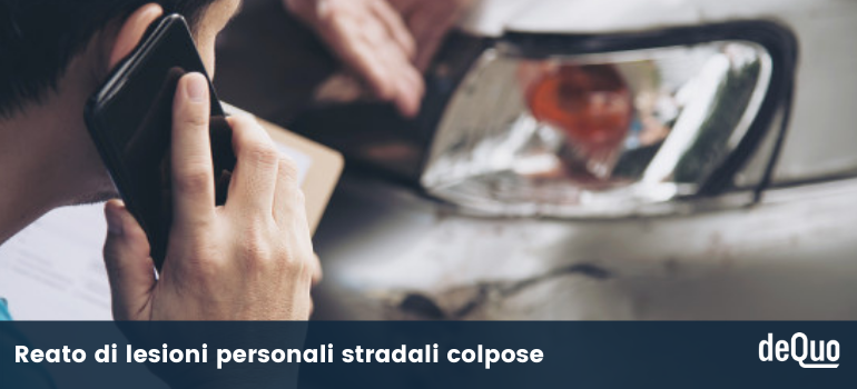 lesioni personali stradali