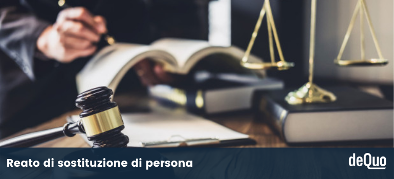 reato di sostituzione di persona