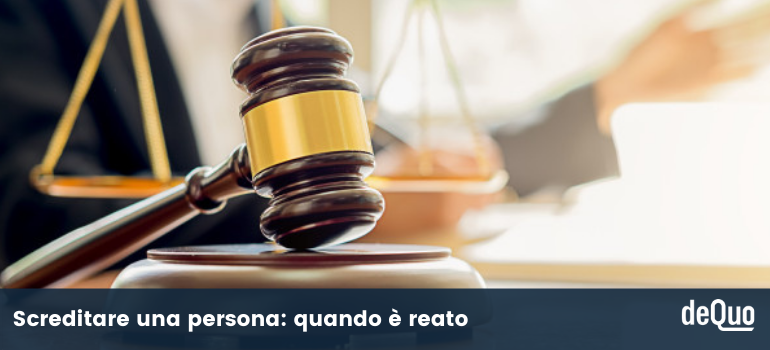 screditare una persona