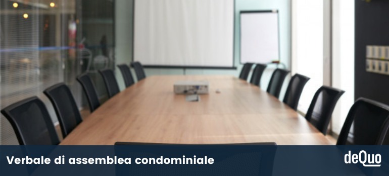 verbale di assemblea condominiale