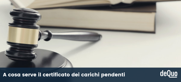 denuncia certificato carichi pendenti