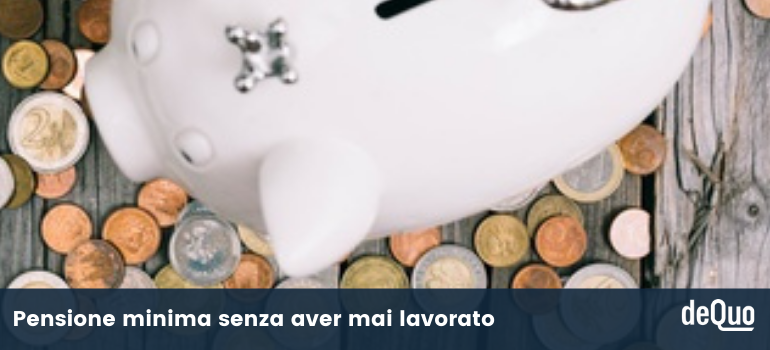 pensione senza aver mai lavorato
