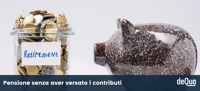 pensione senza aver mai lavorato
