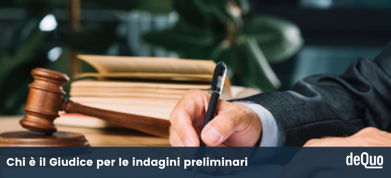 giudice per le indagini preliminari