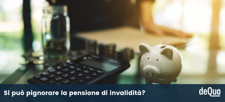 pignoramento pensione di invalidità