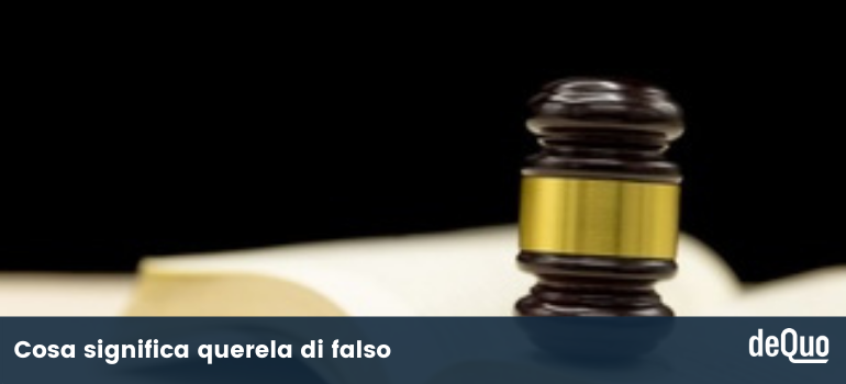 querela di falso