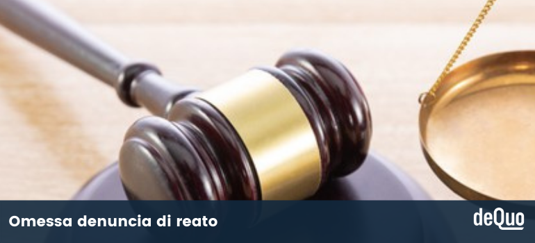 omessa denuncia di reato